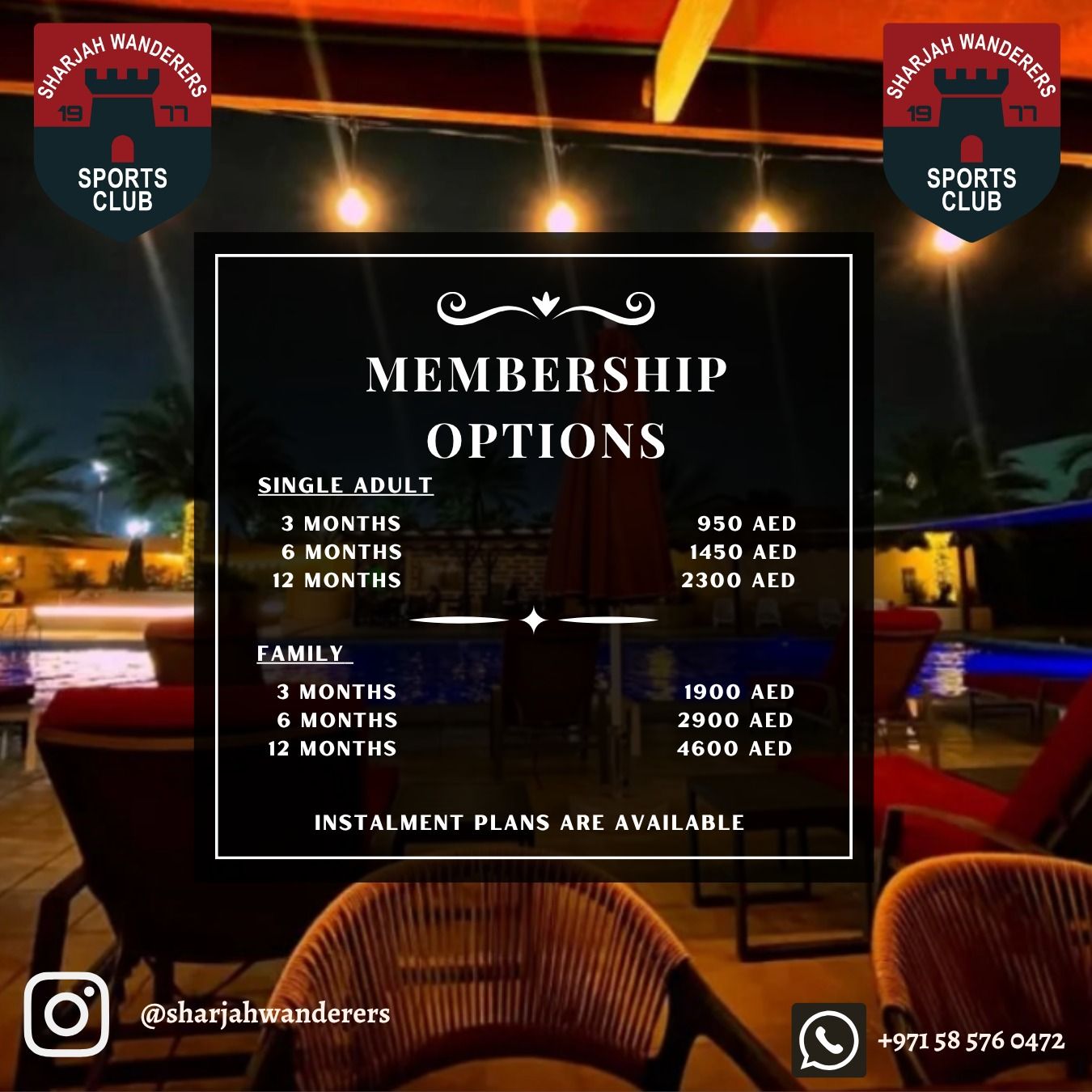 MEMBERSHIP OPTIONS